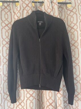 Women’s Black Athleta Full Zip knitted cardigan